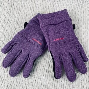 HEAD Performance Gloves Kids S Purple Sensation Touchscreen Grip Fleece Athletic